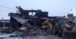 Демонтаж сгоревших зданий в Карабулаке | Сварной-Крб - снос после пожара от 1039 рублей