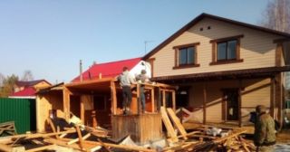 Демонтаж частных домов Карабулак, цена от 1610 руб.